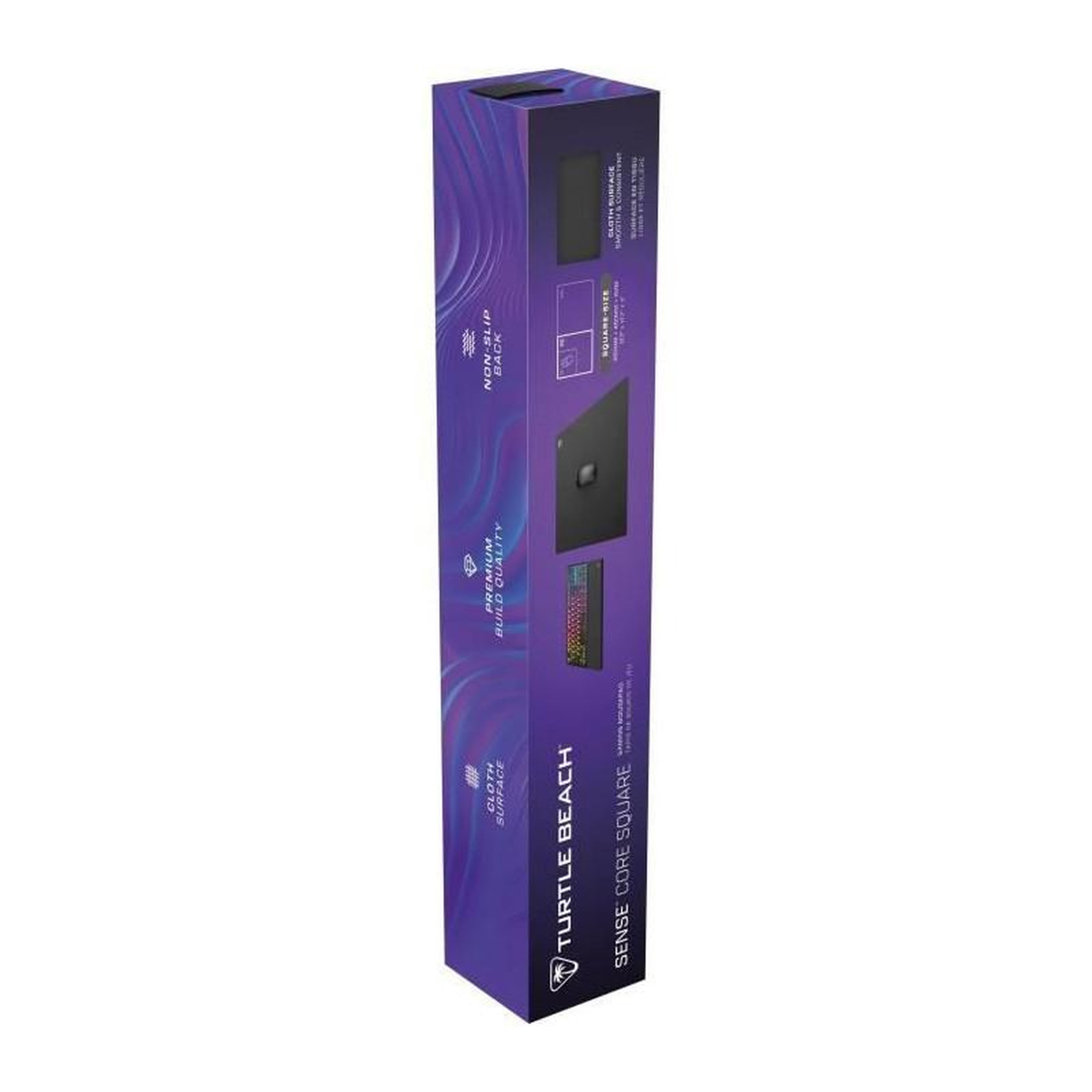Voir la diapositive 5 : Turtle Beach Tapis de souris de jeu - Turtle Beach SenseCore Square - Surface micro-tissée, équilibré, confortable