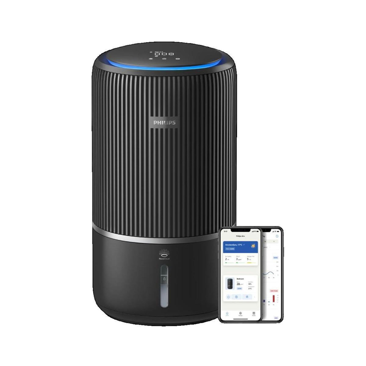 Philips Purificateur et humidificateur d'air Philips AC3421/13 3400 Series 78 m² anthracite
