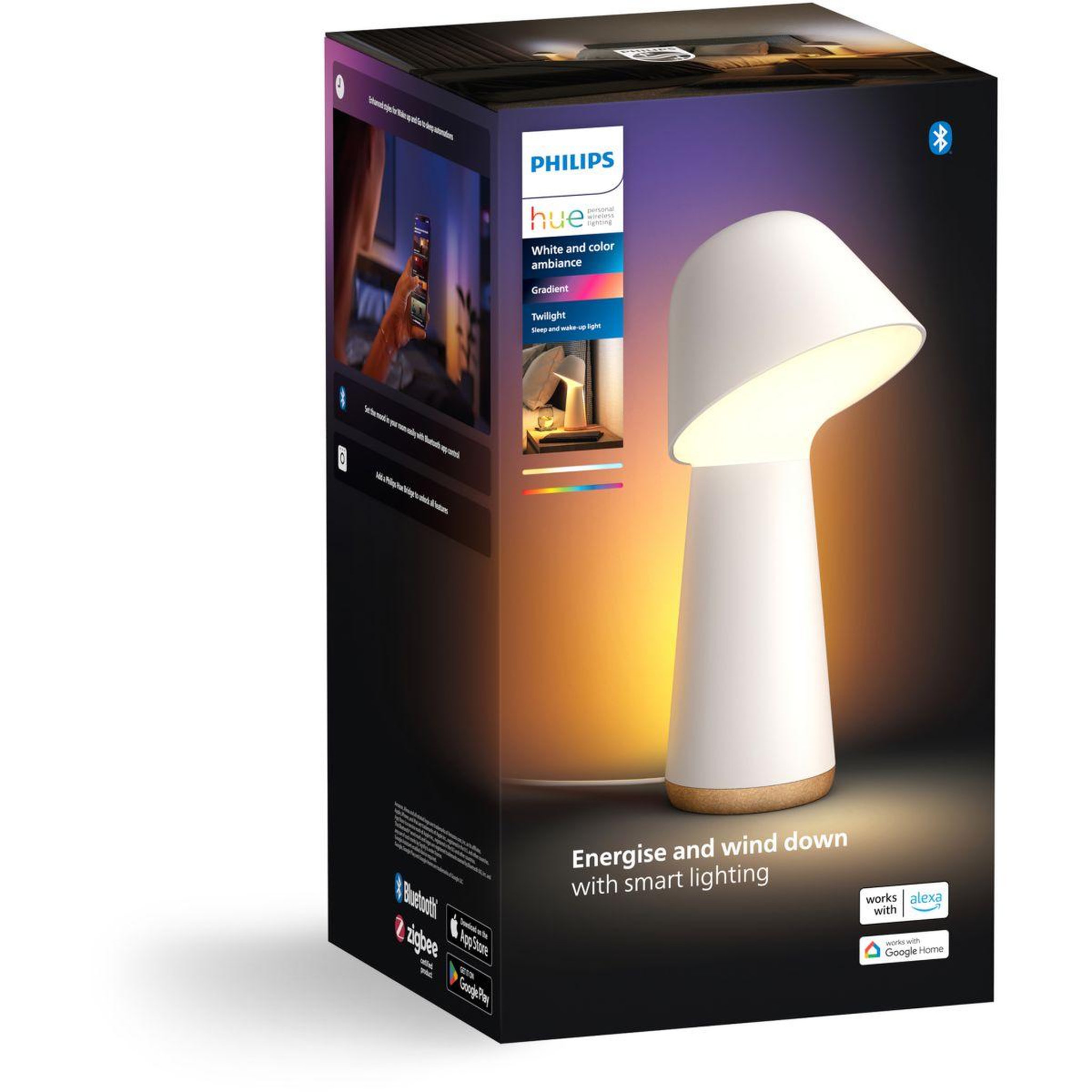 Voir la diapositive 4 : Philips Lampe connectée HUE W&C Twilight Blanc