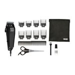 WAHL Tondeuse cheveux Home Pro 300 - WAHL 20102.0460 - Kit 15 pieces - 8 guides de coupe 3 mm a 25 mm - Filaire