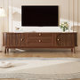 Voir la diapositive 2 : MERAX Meuble tv noyer 170 cm mdf