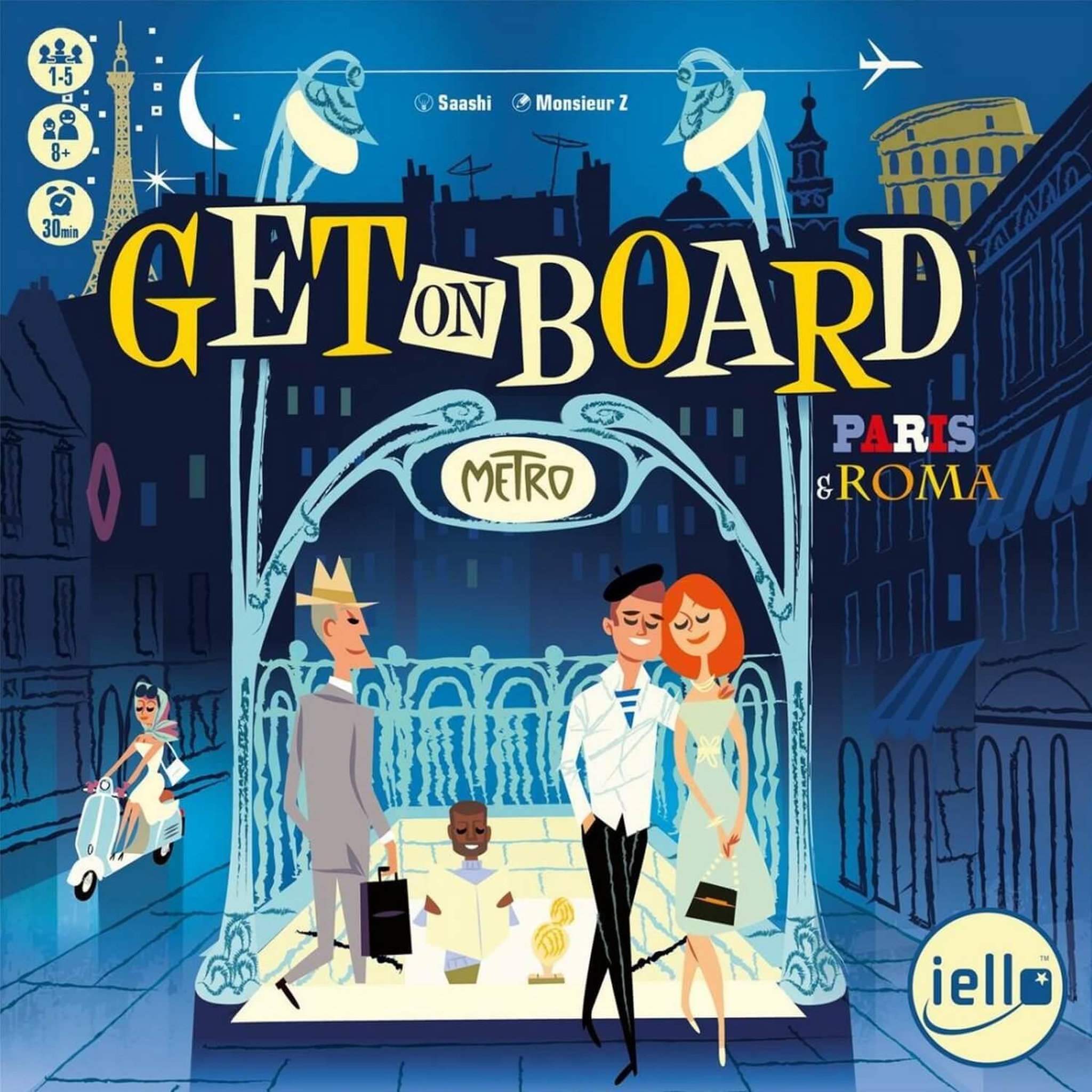 Voir la diapositive 2 : Iello Get on board : paris et rome