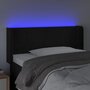 Voir la diapositive 4 : VIDAXL Tete de lit a LED Noir 83x16x78/88 cm Velours