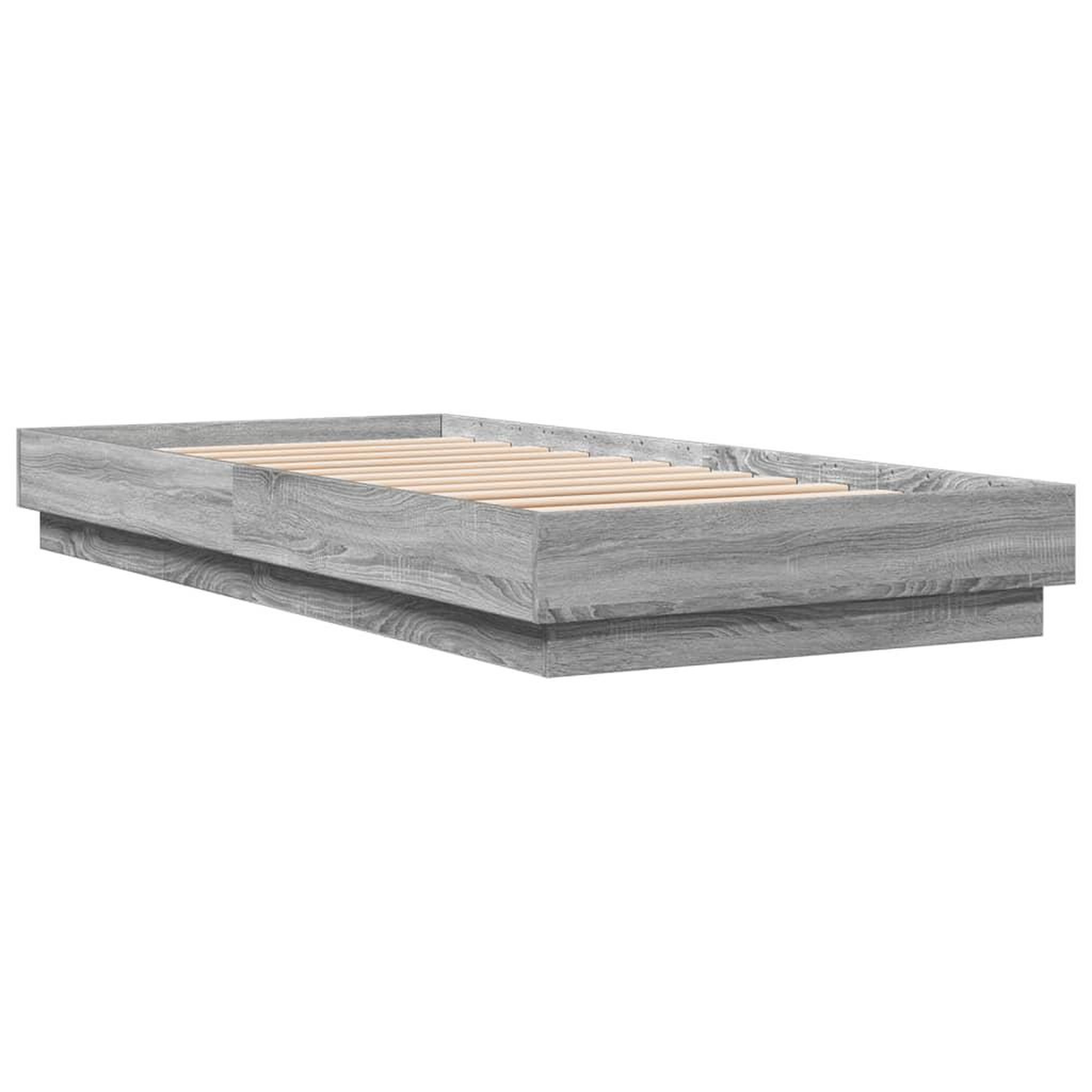 Voir la diapositive 3 : VIDAXL Cadre de lit sans matelas avec lumieres LED 100x200 cm