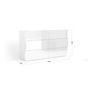 Voir la diapositive 4 : Commode 6 tiroirs CLOUD L155xH81cm