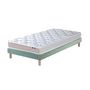 Voir la diapositive 5 : IDLITERIE Ensemble matelas 100% latex 3 zones et sommier Essentiel - qualité française