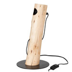 Paris Prix Lampe à Poser en Bois  Silas  36cm Naturel