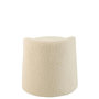 Voir la diapositive 4 : Paris Prix Pouf Design Bouclette  Teddy  40cm Beige