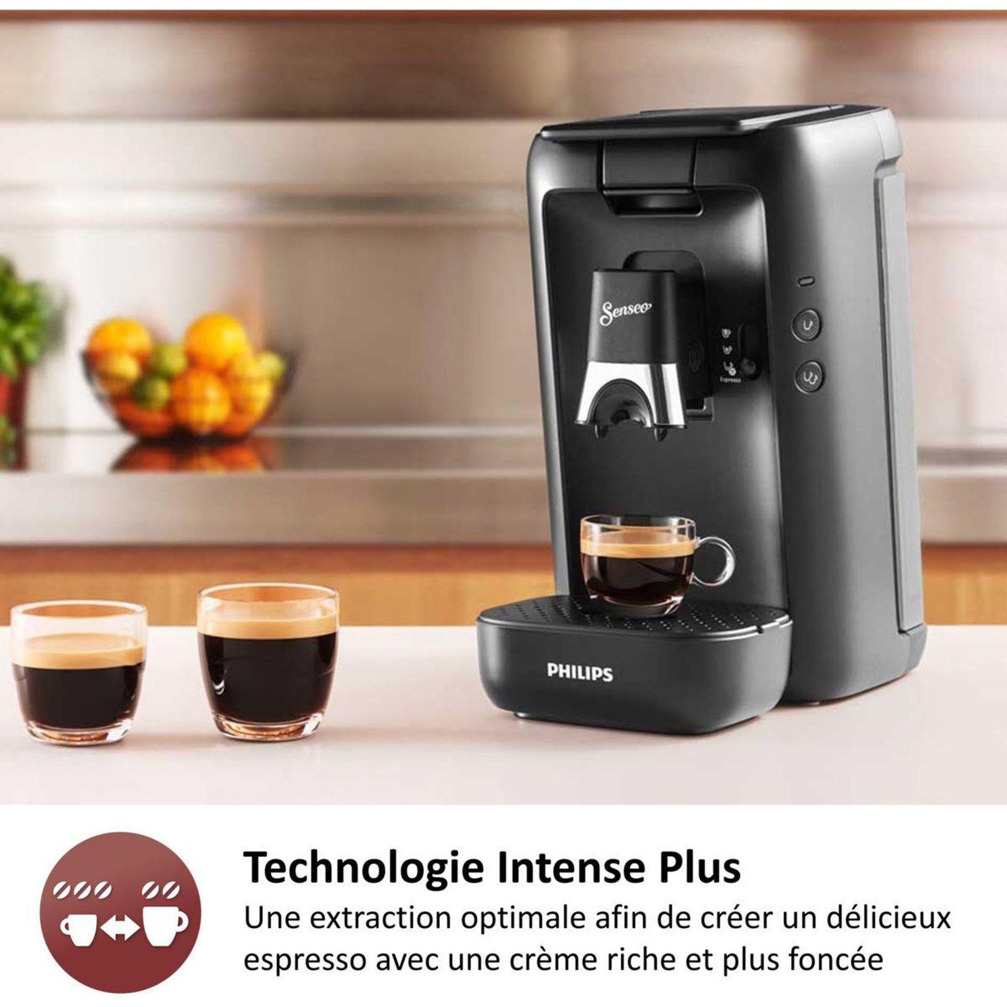 Voir la diapositive 5 : Philips Senseo senseo maestro csa260/51 gris