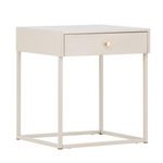 Paris Prix Table de Chevet 1 Tiroir  Bakal  50cm Beige