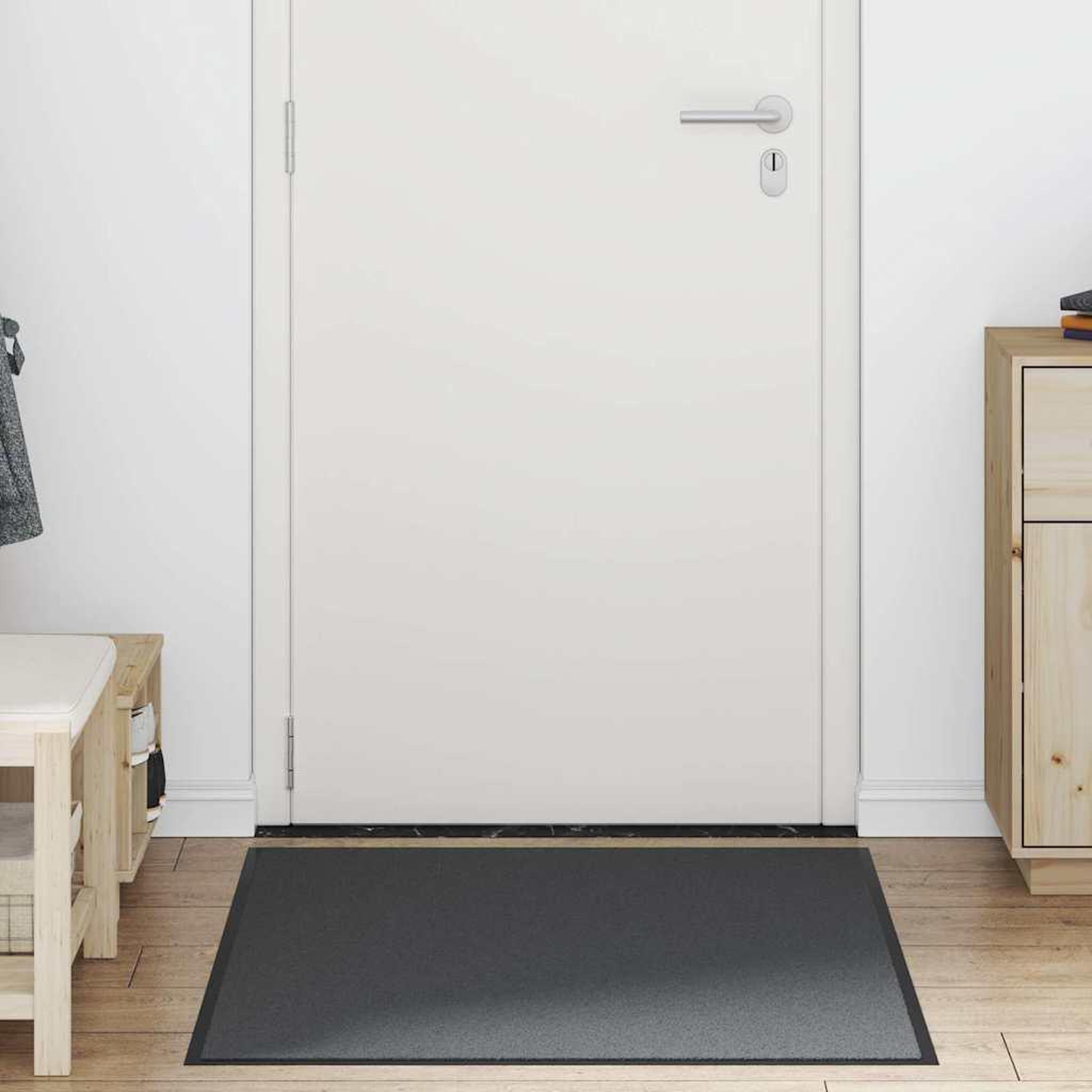 Voir la diapositive 2 : VIDAXL Paillasson Anthracite 80x120 cm