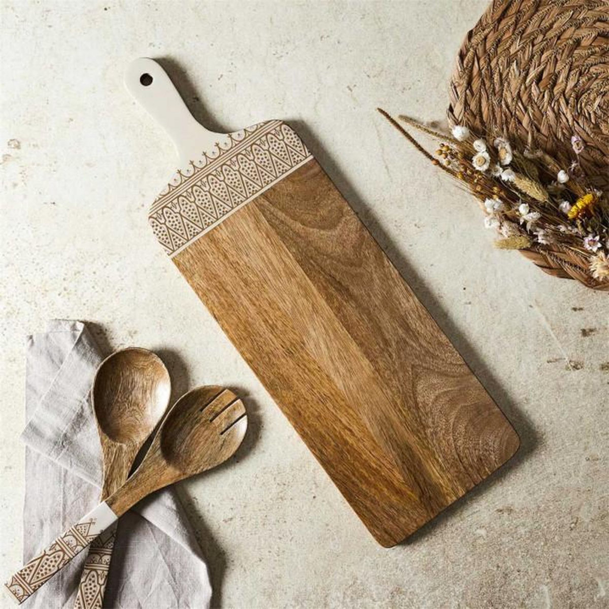 Paris Prix Planche de Présentation en Bois  Dune  58cm Terracotta