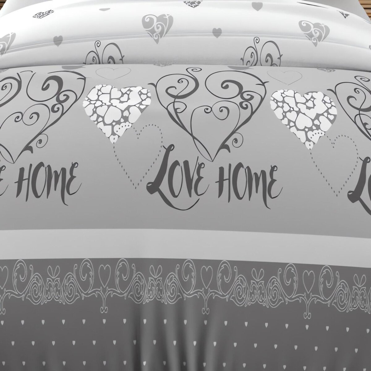 SOLEIL D'OCRE Parure housse de couette coton 57 fils VALENTINE, par Soleil d'Ocre