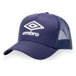 UMBRO Casquette baseball avec filet Net. Coloris disponibles : Bleu
