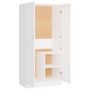 Voir la diapositive 2 : VIDAXL Garde-robe Blanc 82,5x51,5x180 cm Agglomere