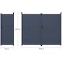 Voir la diapositive 3 : Habitat et Jardin Pack portail + portillon  Marc  - Gris