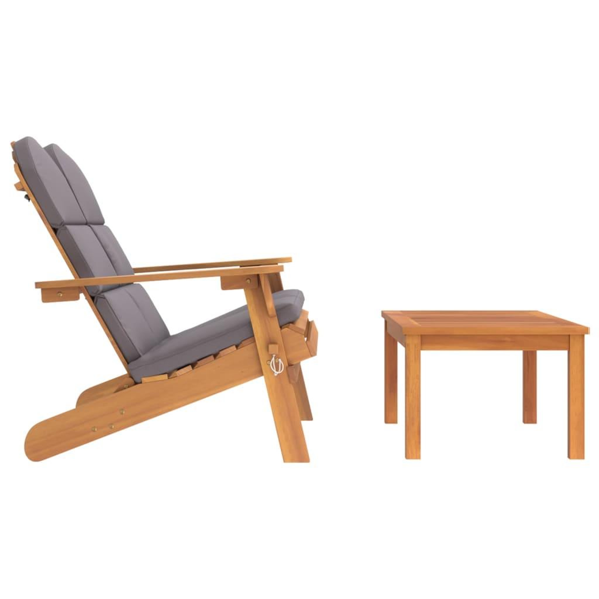 Voir la diapositive 4 : VIDAXL Ensemble de salon de jardin Adirondack 2 pcs bois acacia solide