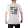 Voir la diapositive 2 : FREEGUN T-shirt homme en coton 140GSM imprimé devant et dos Bony