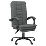 Voir la diapositive 2 : VIDAXL Fauteuil inclinable de bureau Gris fonce Tissu