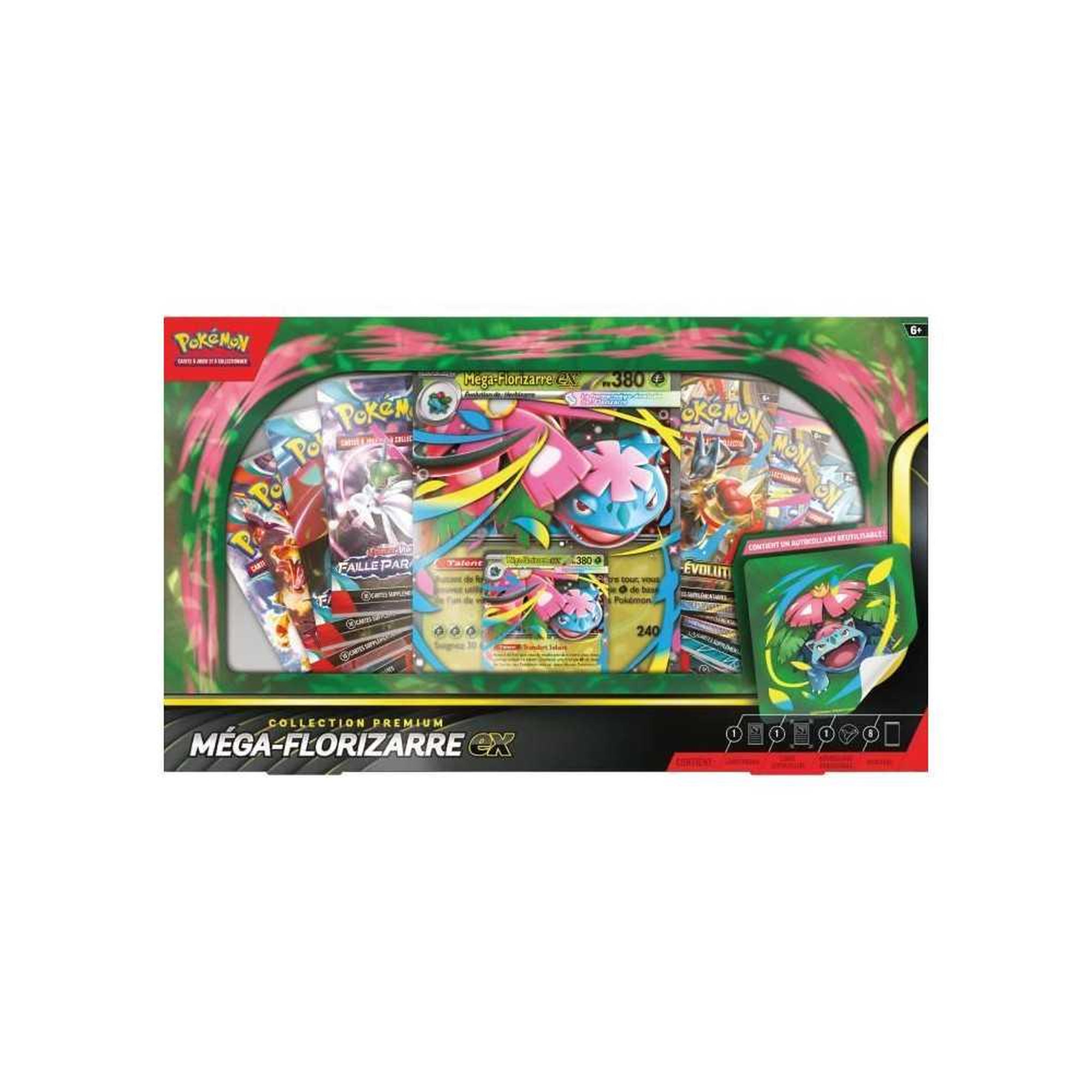 Voir la diapositive 1 : Pokemon Pokémon : Coffret Premium Méga florizarre