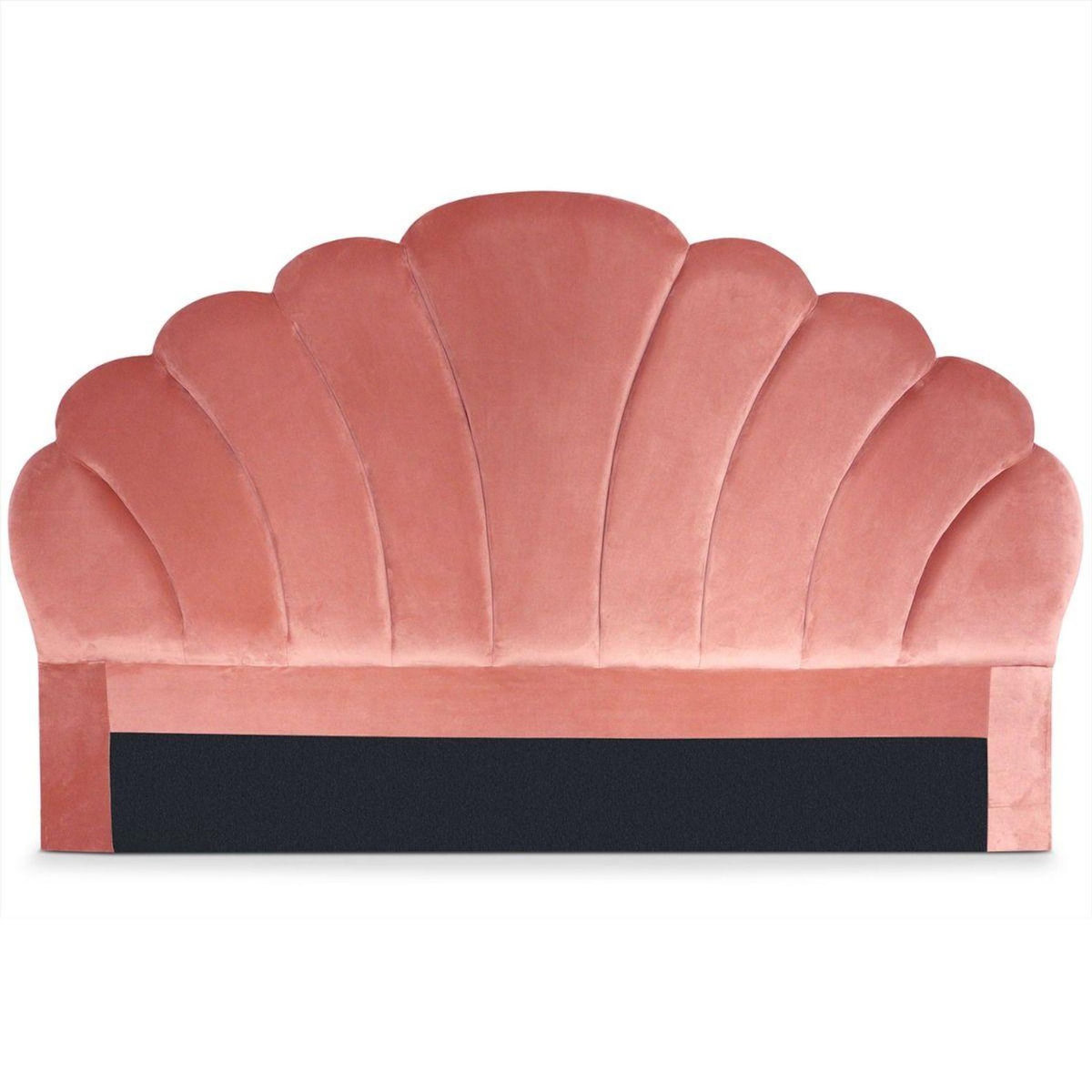Paris Prix Tête de Lit en Velours  Shelly  180cm Rose
