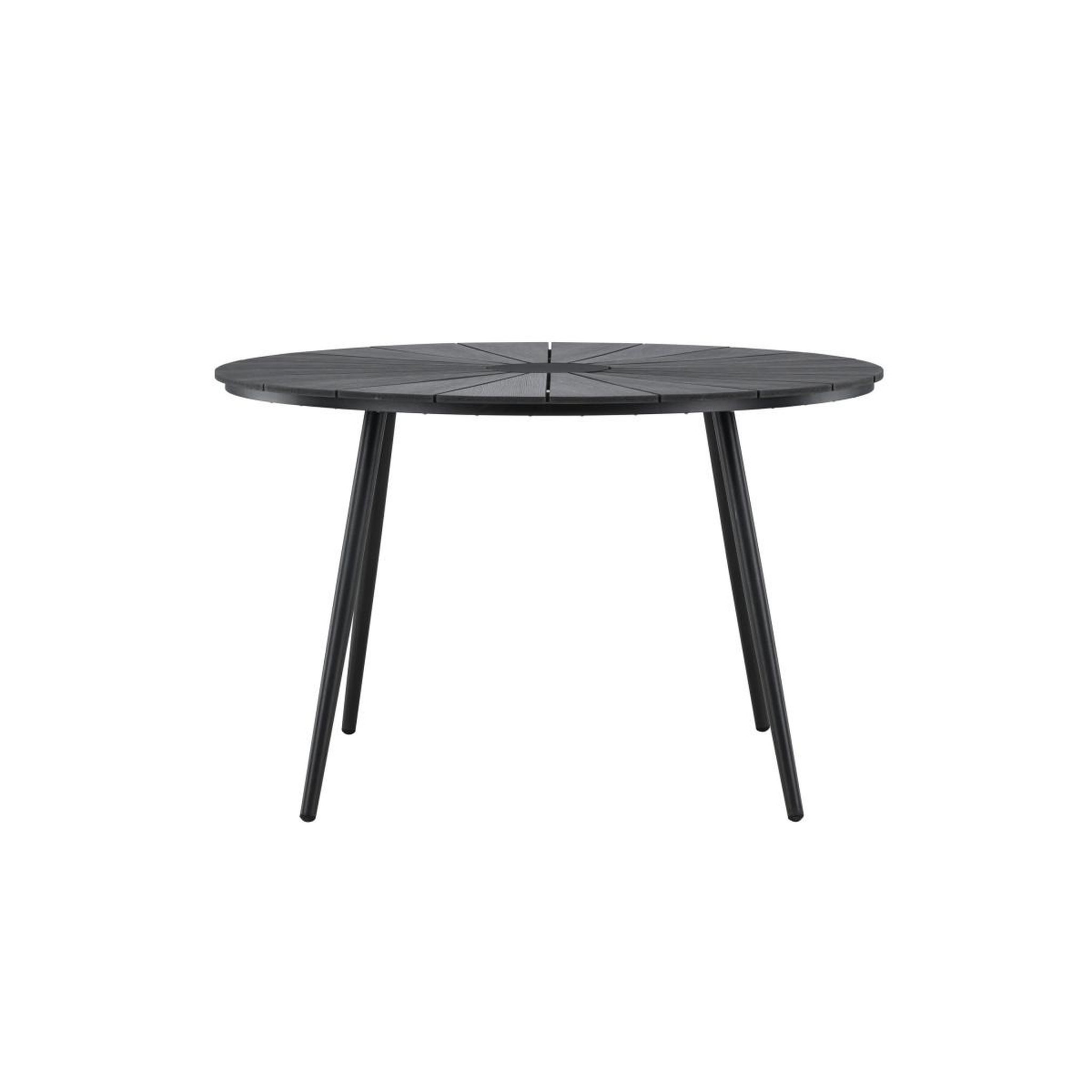 Voir la diapositive 2 : Paris Prix Table de jardin design  san vito  120cm noir