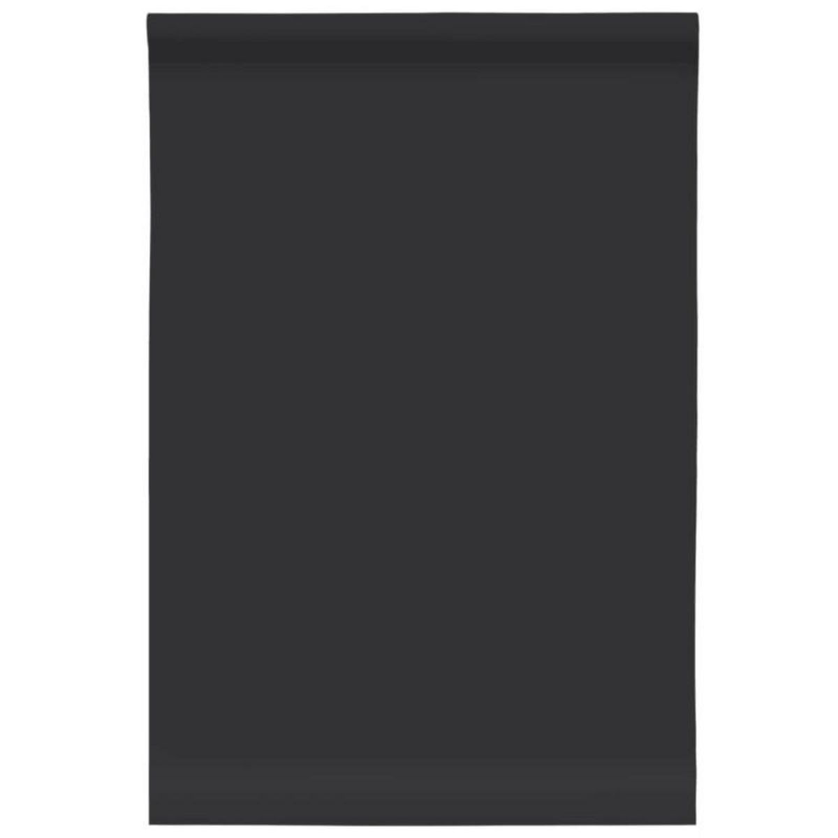 VIDAXL Autocollants auto adhésifs pour meuble noir mat 90x500 cm PVC