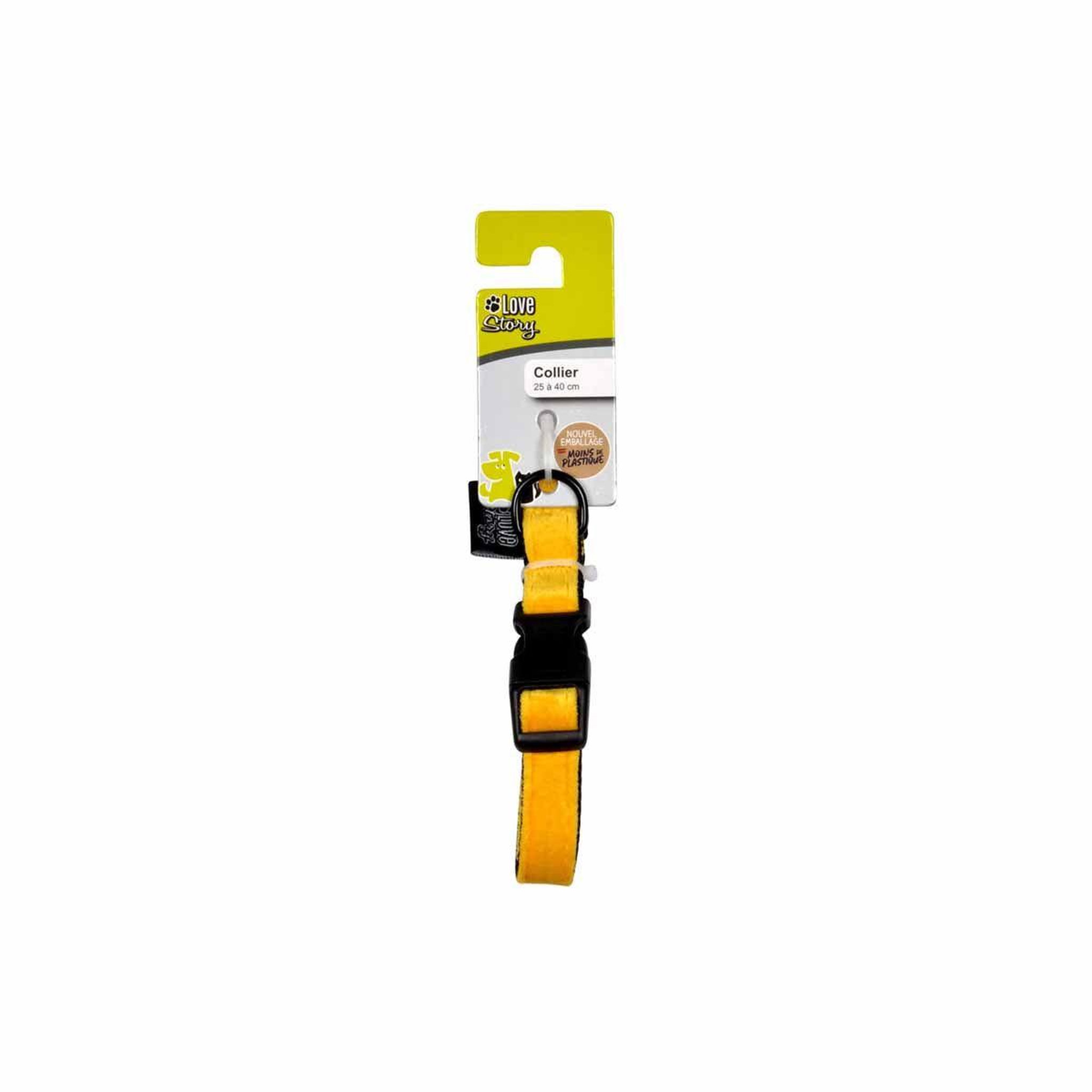 Voir la diapositive 5 : LOVE STORY Collier pour chien  cosy golden  40cm jaune