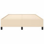 Voir la diapositive 5 : VIDAXL Cadre de lit sans matelas creme 140x200 cm tissu