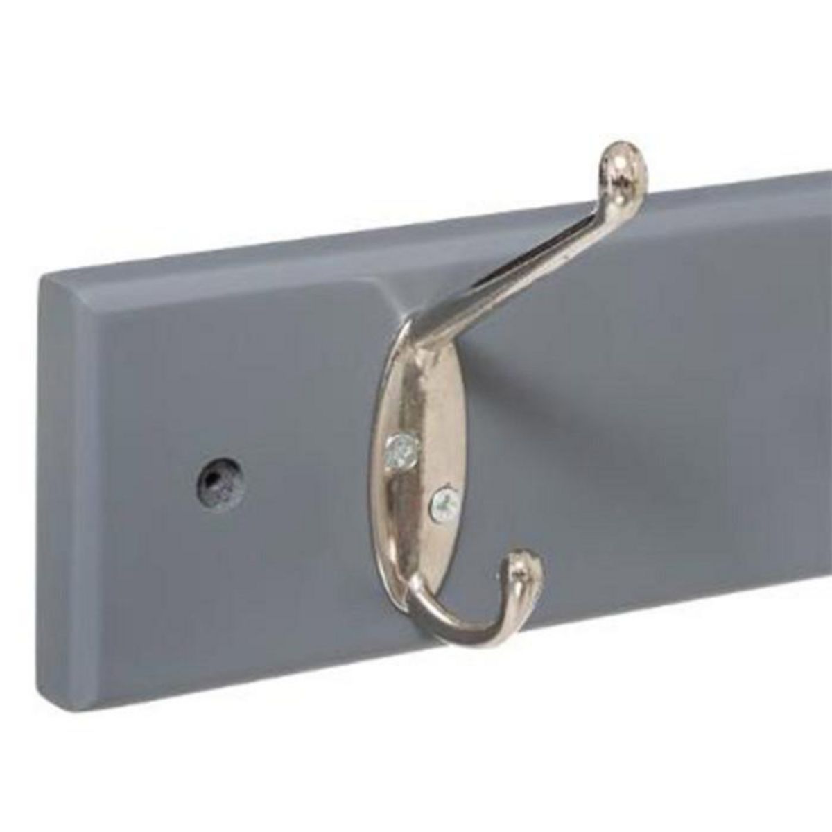 FIVE ﻿Patère Murale 6 Crochets  Bois & Métal  58cm Gris