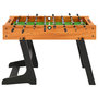 Voir la diapositive 2 : VIDAXL Table de football pliante 121 x 61 x 80 cm Marron clair
