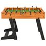 Voir la diapositive 2 : VIDAXL Table de football pliante 121 x 61 x 80 cm Marron clair