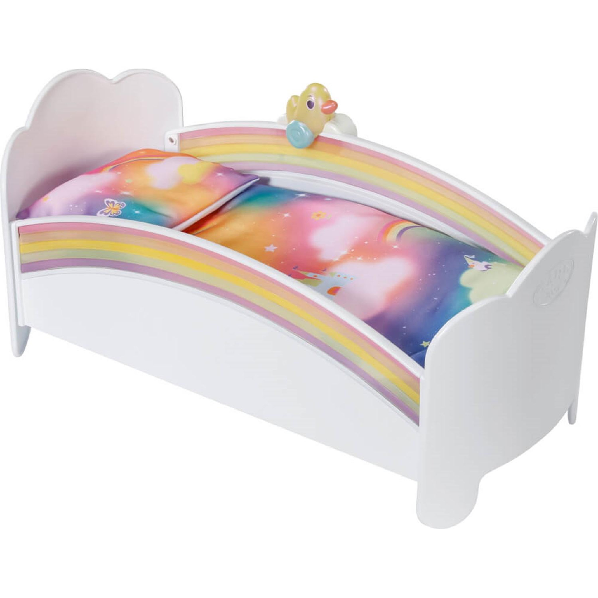 Voir la diapositive 2 : Zapf Creation Baby born Lit arc-en-ciel pour poupée