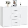 Voir la diapositive 4 : VIDAXL Buffet blanc 91x29,5x65 cm bois d'ingenierie