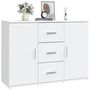 Voir la diapositive 4 : VIDAXL Buffet blanc 91x29,5x65 cm bois d'ingenierie