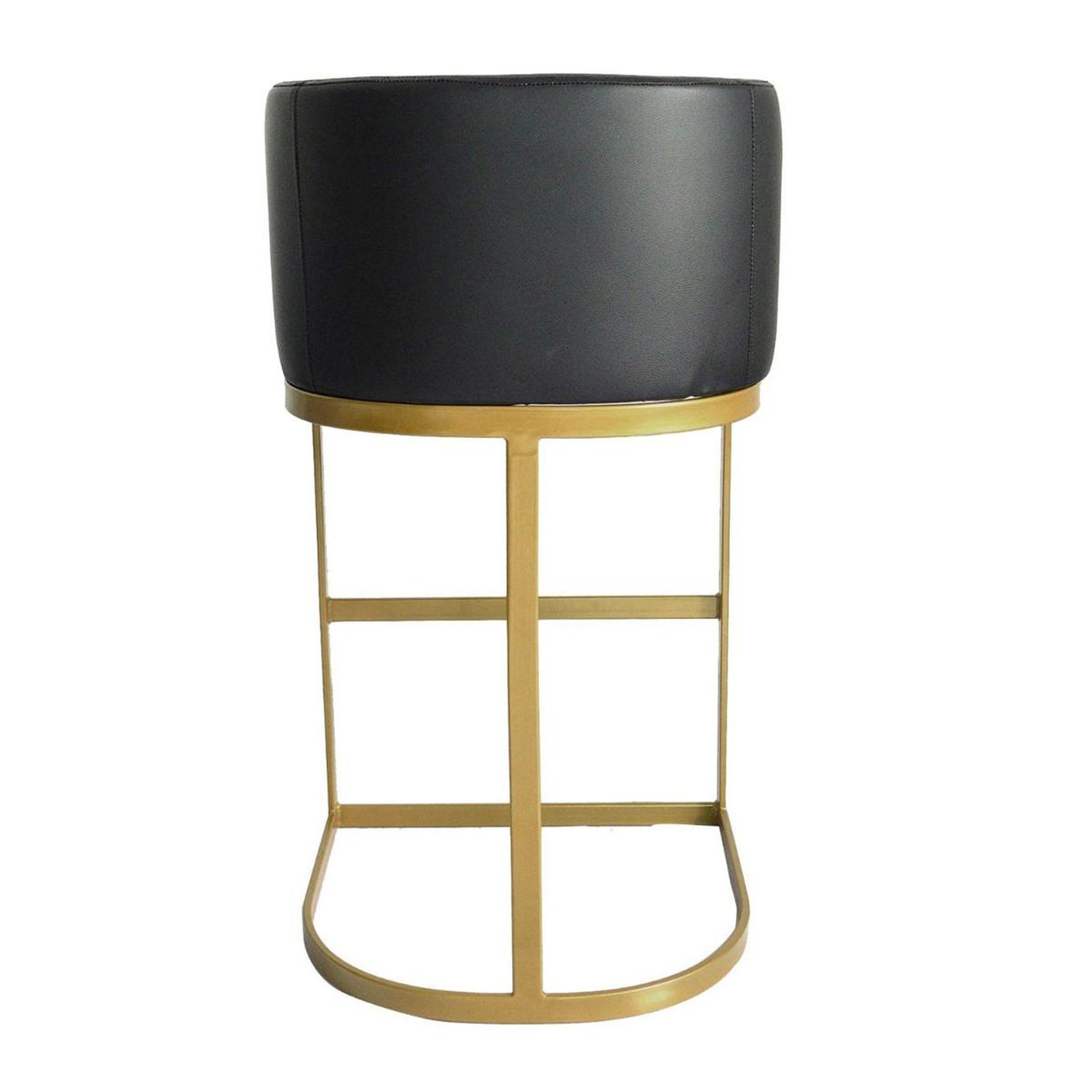 Voir la diapositive 3 : Paris Prix Chaise de bar design  noemy  100cm noir