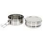 Voir la diapositive 4 : Paris Prix Lunch Box Ronde  2 Niveaux  80cl Inox
