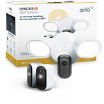 ARLO Caméra de surveillance 2 caméras Essential 3 2K + 1 floodlight