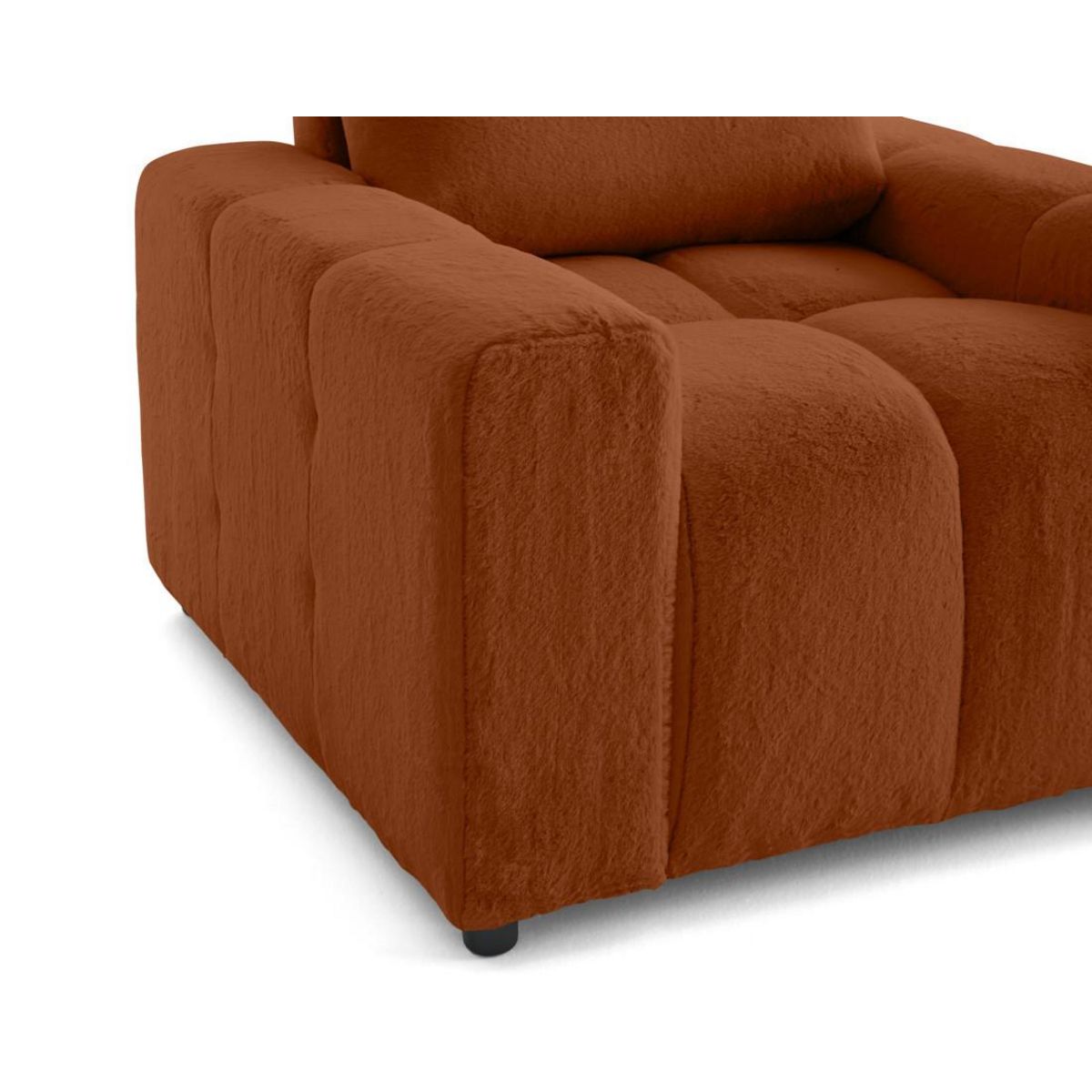 LISA DESIGN Crocus - fauteuil en fausse fourrure