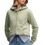 SUPERDRY Sweat Vert Femme Superdry Essential Logo Ziphood Hb. Coloris disponibles : Vert