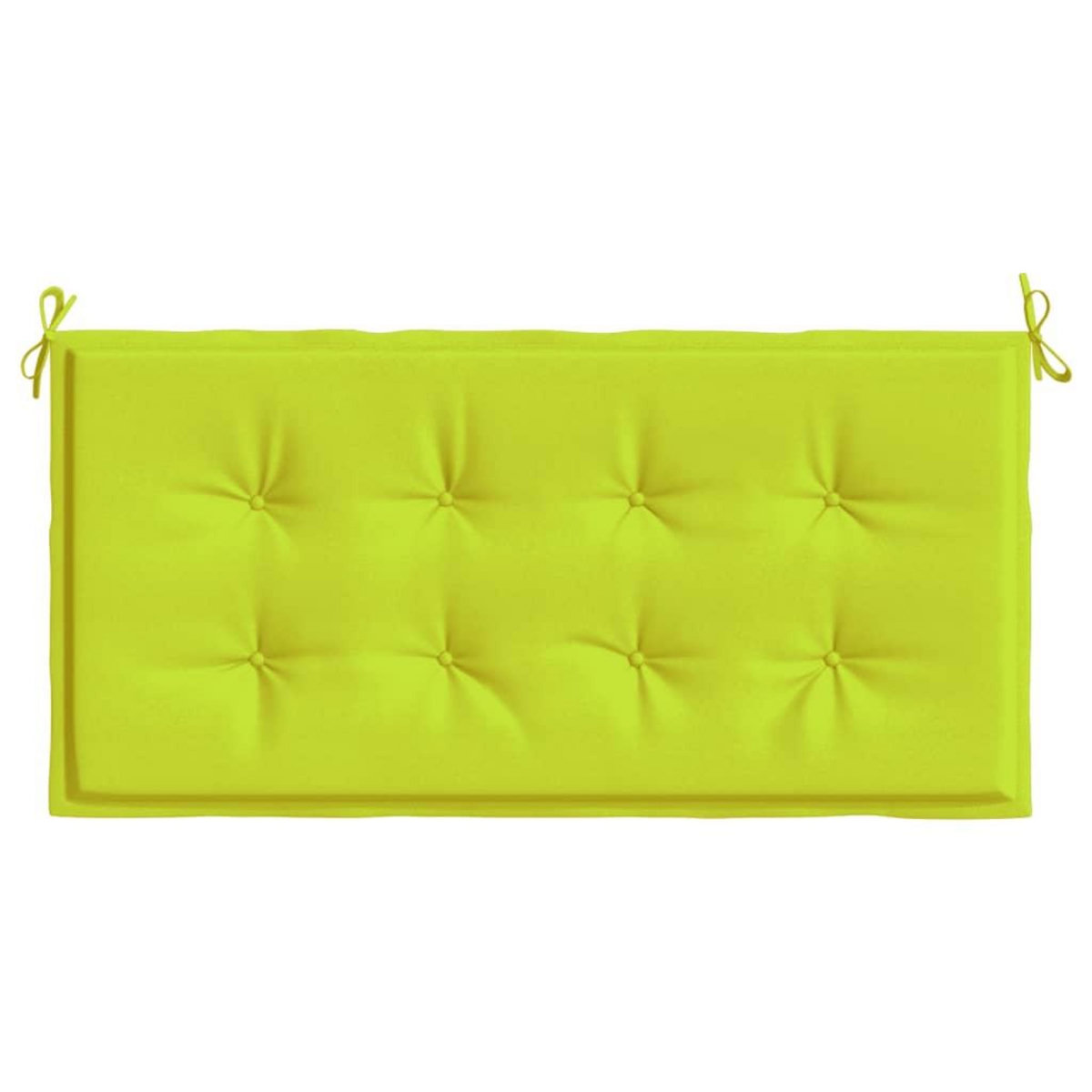 VIDAXL Coussin de banc de jardin vert brillant 120x50x3cm tissu oxford