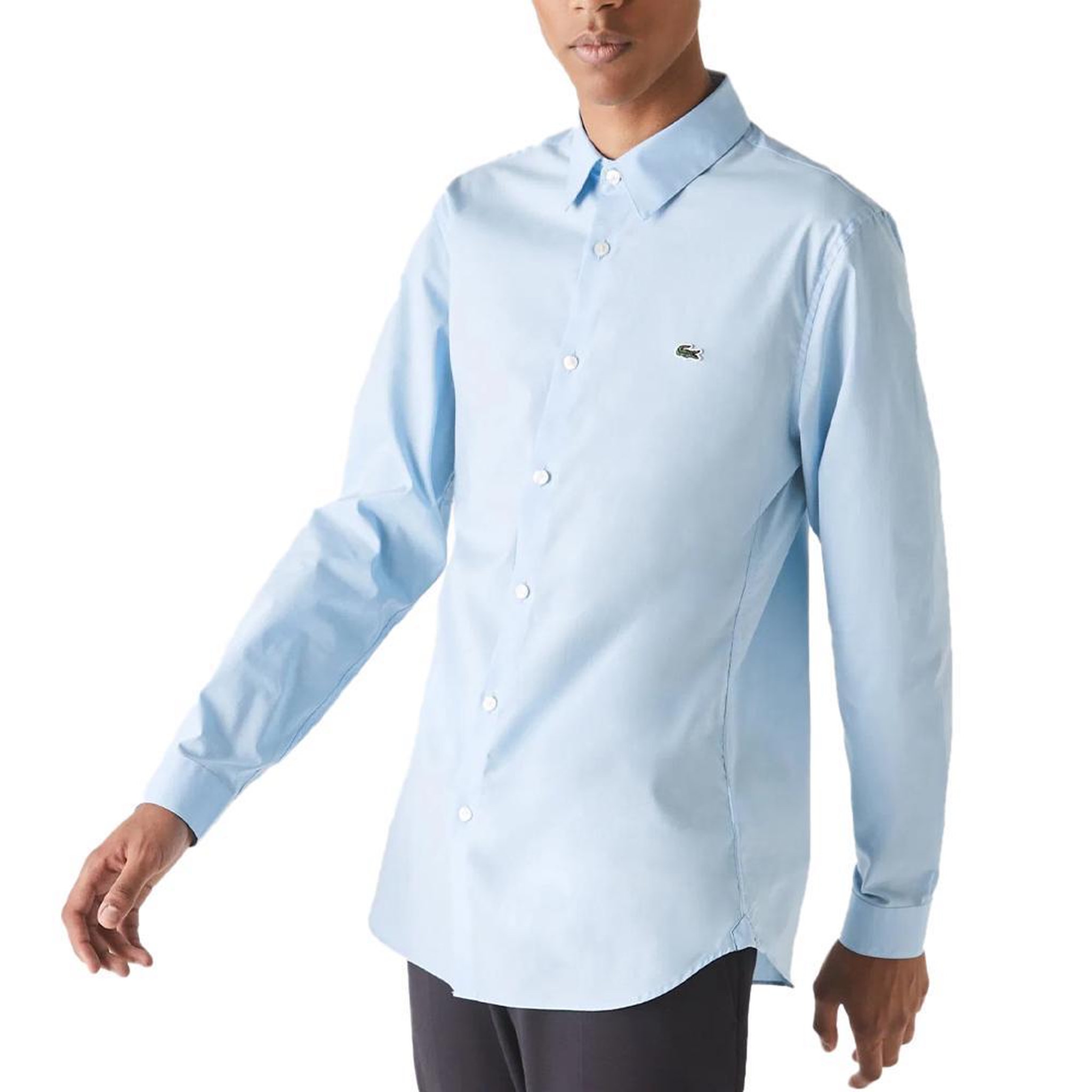 Voir la diapositive 1 : Lacoste Chemise Manches Longues Bleu Homme Lacoste CH2668