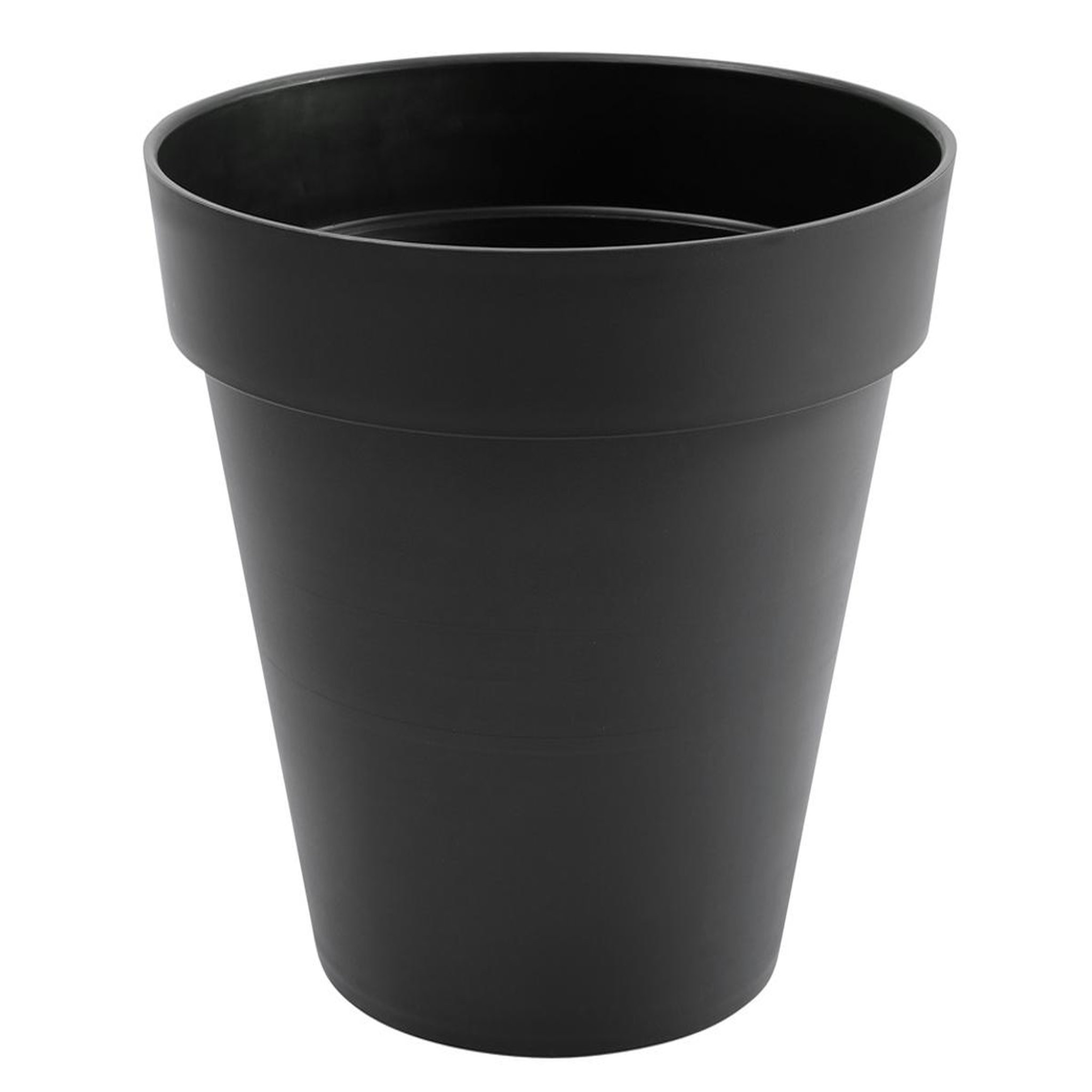 Eda Pot de fleur rond Toscane Ø 80 x H.66 cm - Anthracite - Eda