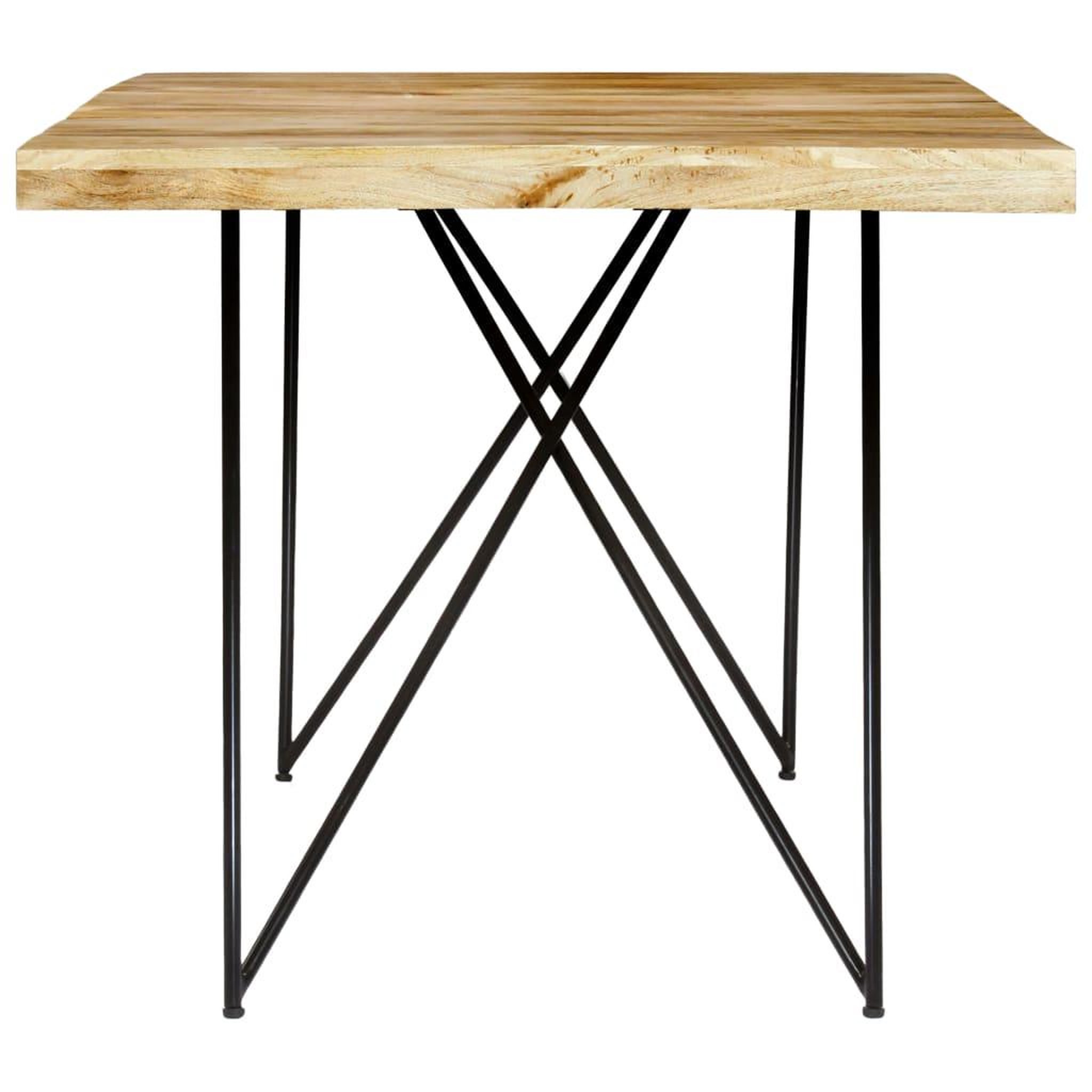 Voir la diapositive 3 : VIDAXL Table a manger 180x90x76 cm Bois de manguier massif