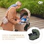 Voir la diapositive 2 : KINDERKRAFT Poussette 3 en 1 avec nacelle YOXI, roues anti-crevaison et accessoires