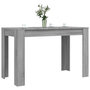Voir la diapositive 3 : VIDAXL Table a dîner sonoma gris 120x60x76 cm bois d'ingenierie