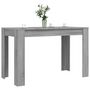 Voir la diapositive 3 : VIDAXL Table a dîner sonoma gris 120x60x76 cm bois d'ingenierie