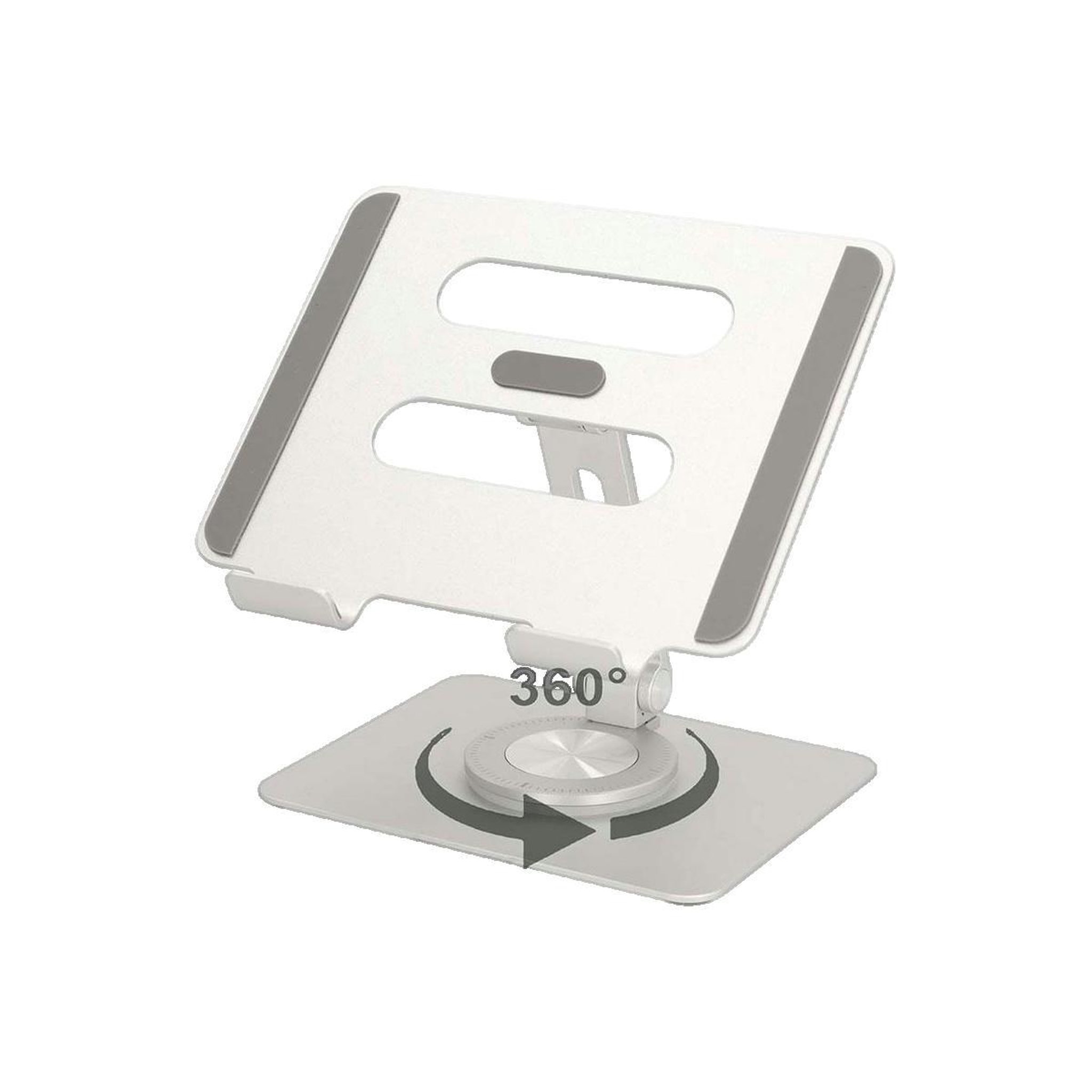 NEDIS Support de bureau universel Nedis TSTND210SI rotatif 360° en aluminium argent