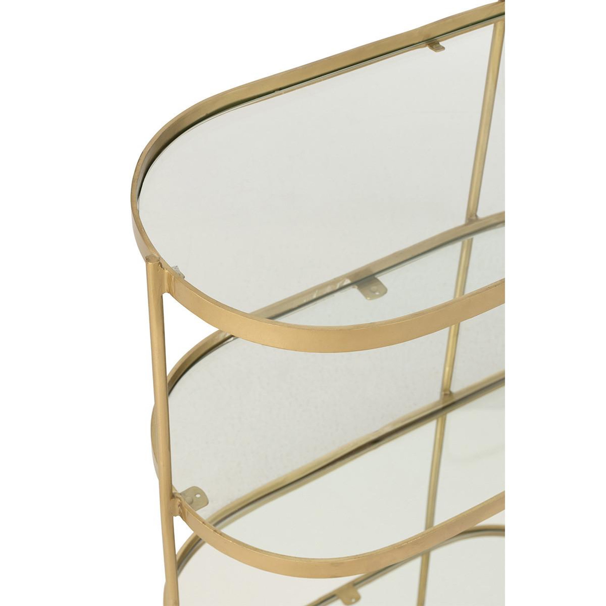 Voir la diapositive 6 : J-LINE Desserte 3 niveaux design  leanor  84cm or