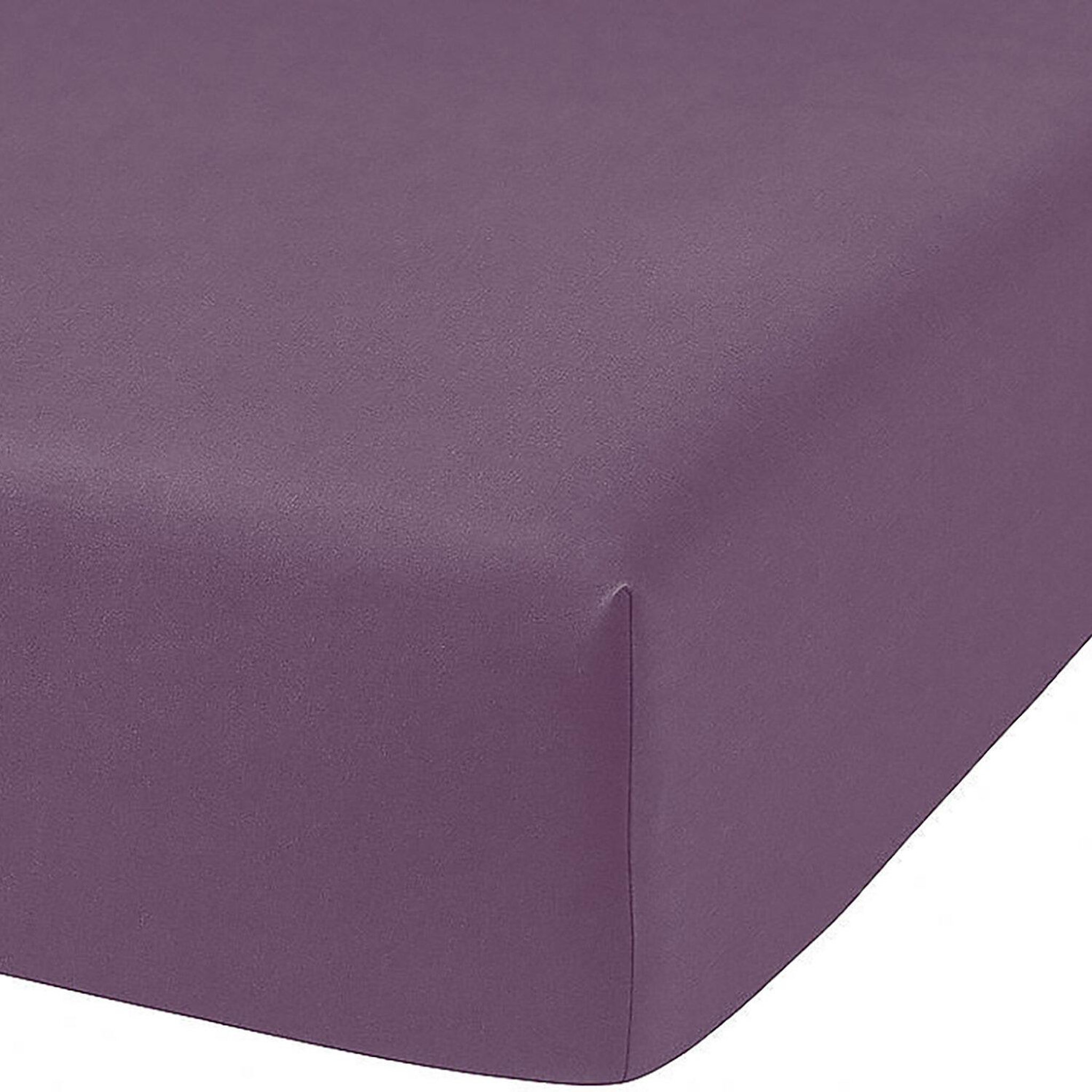 Home collection Drap housse 90x190cm 100%coton figue